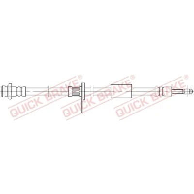 Imagem de QUICK BRAKE 58.850 Mangueira de Travão 378mm com rosca interior