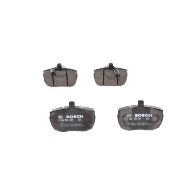 Imagem de BOSCH 0 986 424 044 Jogo de pastilhas para travão disco Baixo teor metálico com sensor desgaste integrado chapa anti ruído