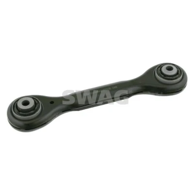 Imagem de SWAG 20 92 6208 Braço de suspensão com chumaceira Eixo traseiro esquerdo, direito oblíquo, transversal Chapa aço