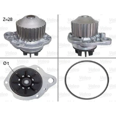 Imagem de VALEO 506643 Bomba de água com juntas tampa RENAULT: ESPACE 3, LAGUNA 1 Grandtour, 1, PEUGEOT: 406 Sedan, Carrinha