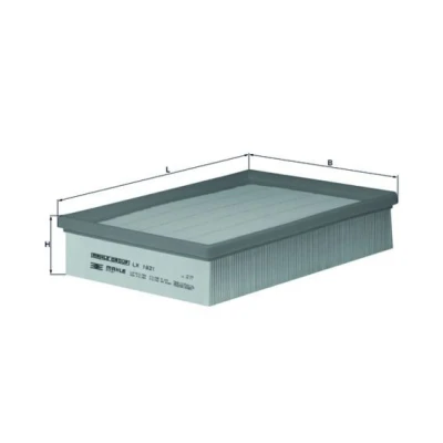Imagem de MAHLE ORIGINAL LX 1821 Filtro de ar 58,0 200 274,0, 275,0, 274, 275,0 Cartucho filtrante KIA: Sportage I