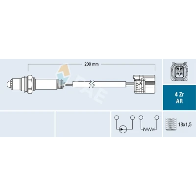 Imagem de FAE 75632 Sonda lambda
