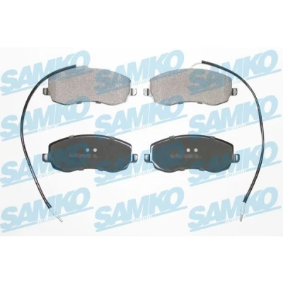 Imagem de SAMKO 5SP1557 Jogo de pastilhas para travão disco PEUGEOT: 807 MPV, CITROËN: C8 II, LANCIA: Phedra