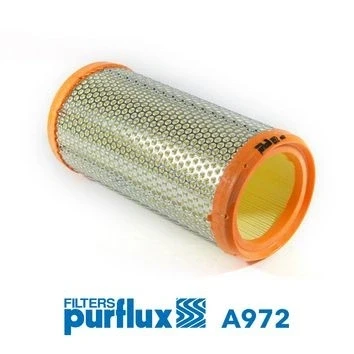 Imagem de PURFLUX A972 Filtro de ar 269 128 Cartucho filtrante RENAULT: MEGANE 1, 19 II Hatchback, 1 Coach