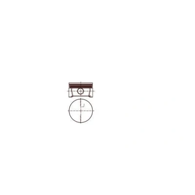 Imagem de MAHLE ORIGINAL 028 PI 00126 000 Pistão 82,51mm