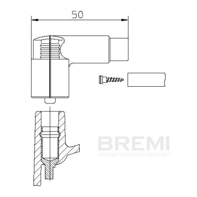 Imagem de BREMI 10221VW1 Ficha, distribuidor de ignição