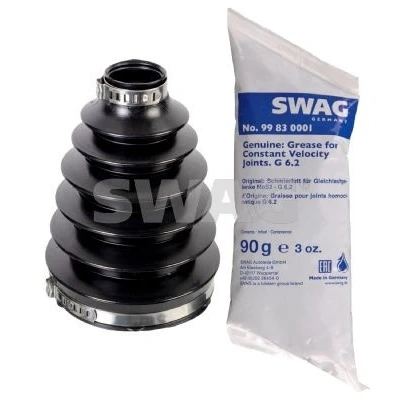 Imagem de SWAG 33 10 3311 Fole de Transmissão do lado da roda, Eixo dianteiro Elastómero poléster termoplástico