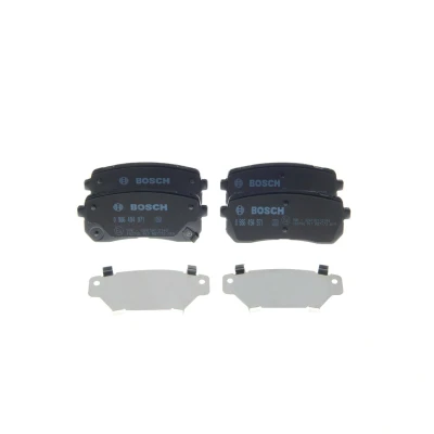 Imagem de BOSCH 0 986 494 971 Jogo de pastilhas para travão disco Baixo teor metálico com contacto avisador desgaste integrado KIA: SORENTO 3