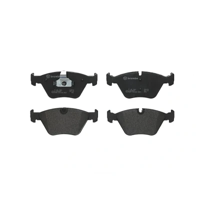 Imagem de BREMBO P 06 042 Jogo de pastilhas para travão disco preparado indicador aviso desgaste com grampo do êmbolo sem acessórios BMW: 3 Coupe