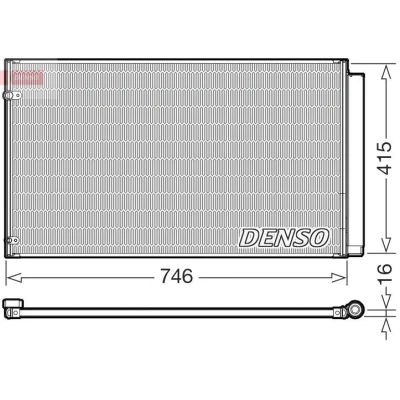Imagem de DENSO DCN51017 Condensador