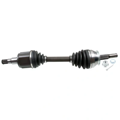 Imagem de FEBI BILSTEIN 183653 Veio de transmissão Eixo dianteiro, lado esquerdo, direito com porca NISSAN: NP300 Navara Pick up