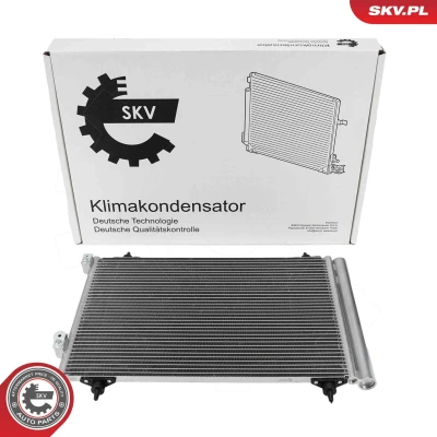Imagem de ESEN SKV 86SKV002 Condensador com secador Alumínio 570mm PEUGEOT: Partner III Van, 307 SW, Expert II CITROËN: C4 I Hatchback, DS5 Hatchback