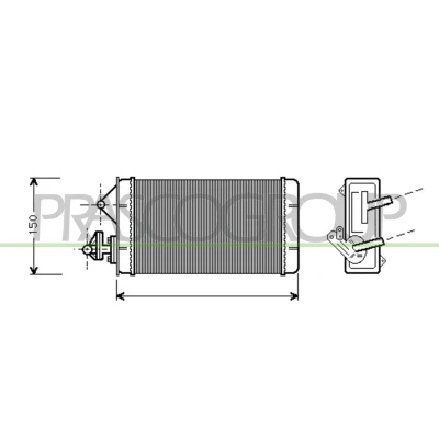 Imagem de PRASCO FT127H001 Radiador Quente FIAT: Uno Hatchback