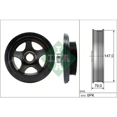 Imagem de INA 544 0142 10 Polia da Cambota 147,00