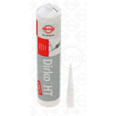 Imagem de ELRING 610.023 Material de vedação Cartucho Silicone 310 elástico permanente, não contém solventes, resistente aos UV cinzento