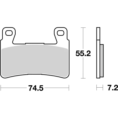 Imagem de BREMBO Jogo de pastilhas para travão disco 07BB3590