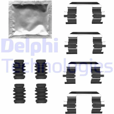 Imagem de DELPHI LX0686 Kit de acessórios, pastilhas travão