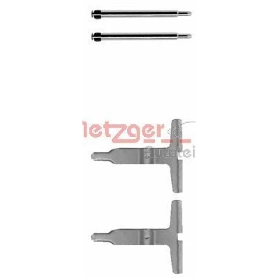 Imagem de METZGER 109 1217 Kit de acessórios, pastilhas travão MERCEDES BENZ: Classe C Coupe, Sedan, CLK Coupe