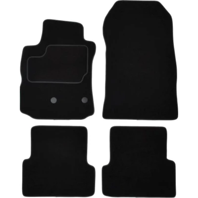Imagem de MAMMOOTH A041 RNT380 PRM 01 Conjunto de tapete chão Têxtil à frente e atrás 4 preto RENAULT: CLIO 4, Captur, 3