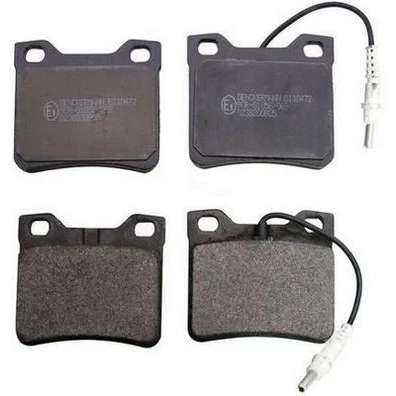 Imagem de DENCKERMANN B110472 Jogo de pastilhas para travão disco Eixo traseiro incl. contacto aviso desgaste MERCEDES BENZ: Vito Minibus, Van