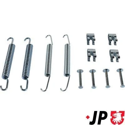 Imagem de JP GROUP 1164001710 Kit de acessórios, maxilas do travão Eixo traseiro FIAT: Cinquecento, Uno Hatchback, Panda I Hatchback