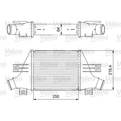 Imagem de VALEO 818638 Intercooler sem válvula de recirculação dos gases escape MITSUBISHI: ASX SUV