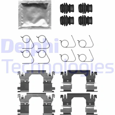 Imagem de DELPHI LX0701 Kit de acessórios, pastilhas travão NISSAN: Qashqai 2, X Trail, RENAULT: Megane 4