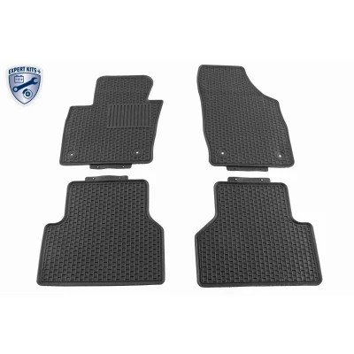 Imagem de VAICO V10 6841 Conjunto de tapete chão Borracha à frente e atrás 4 preto medida AUDI: Q3