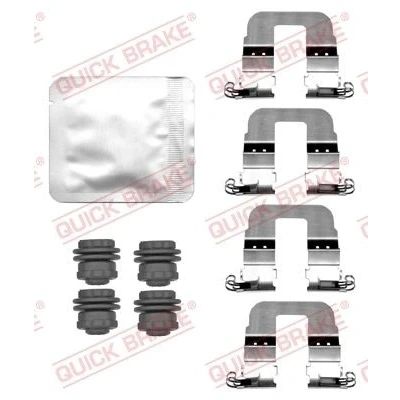 Imagem de QUICK BRAKE 109 0106 Kit de acessórios, pastilhas travão HONDA: CIVIC 10