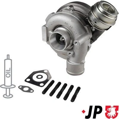 Imagem de JP GROUP 1417400200 Turbocompressor accionado pelos gases de escape incl. Kit juntas BMW: 5 Touring