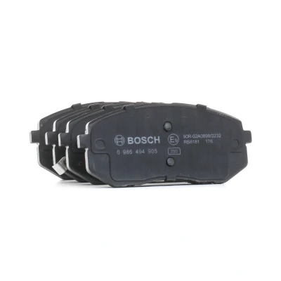 Imagem de BOSCH 0 986 494 905 Jogo de pastilhas para travão disco Baixo teor metálico com contacto avisador desgaste integrado KIA: Sportage III, Proceed