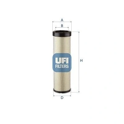 Imagem de UFI 27.B30.00 Filtro de ar secundário 127, 131mm