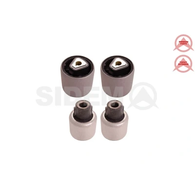 Imagem de SIDEM 821686 KIT Casquilho de Braço Suspensão Eixo dianteiro Rolamento borracha e metal transversal BMW: 1 Hatchback, 3 Touring, Sedan