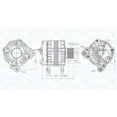 Imagem de Alternador MAGNETI MARELLI 063736193010