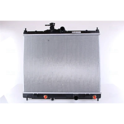 Imagem de NISSENS 67369 Radiador, arrefecimento do motor Alumínio 450 593 16 Aletas de refrigeração soldadas NISSAN: NV200 / Evalia Minibus