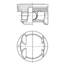 Imagem de KOLBENSCHMIDT 41006600 Pistão 73,4