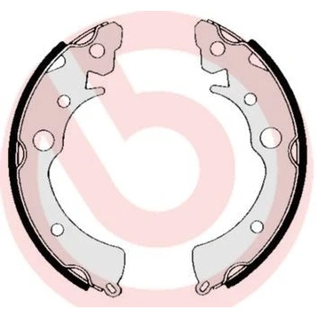 Imagem de BREMBO S 28 505 Maxilas de Travão 180 31 HONDA: CIVIC 4 Hatchback, CRX 2