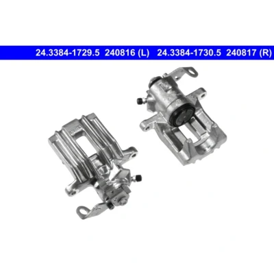 Imagem de ATE 24.3384 1730.5 Pinça de travão sem suporte AUDI: A3 Hatchback, TT Coupe, SEAT: Ibiza 3, Leon I VOLKSWAGEN: Golf 4, Polo IV Hatchback