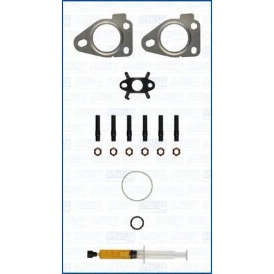 Imagem de AJUSA JTC12084 Kit de montagem, turbocompressor with studs, syringe oil com juntas instruções montagem