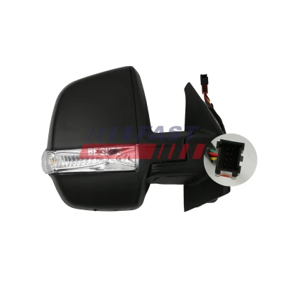 Imagem de Espelho retrovisor Fast FT88351 à direita preto elétrico ajustável pelo interior, com sensor de temeperatura, aquecível FIAT: Doblo II Van / Carrinha