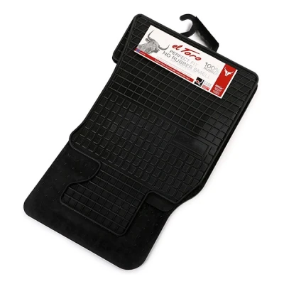 Imagem de FROGUM 546382 Conjunto de tapete chão Borracha à frente e atrás 4 preto medida MINI: Hatchback, Clubman