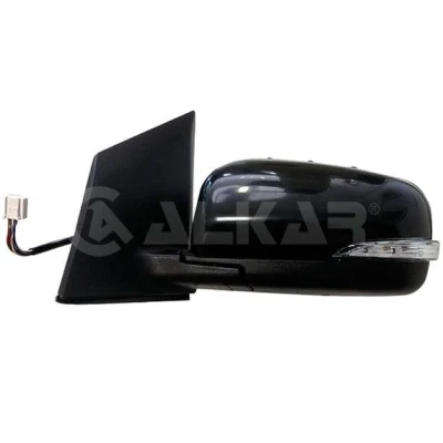 Imagem de Espelho retrovisor Alkar 6135161 esquerda elétrico aquecível, com sensor de temeperatura, dobrável electricamente, convexo para veículo volante à
