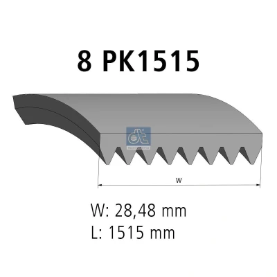 Imagem de Correia em V Poly DT Spare Parts 6.31520