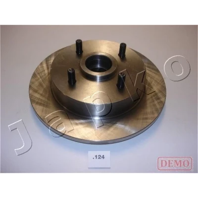 Imagem de JAPKO 61124C Disco de travão Eixo traseiro 257 10,1 4 46,2 cheio pintado