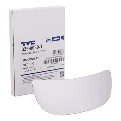 Imagem de TYC 325 0080 1 Vidro Espelho sem suporte esquerda parte inferior RENAULT: TRAFIC 2 Kasten, OPEL: Vivaro A Van, Combi