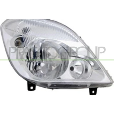 Imagem de PRASCO ME9194923 Farol Principal à direita H7/H7/H7 transparente para circulação pela MERCEDES BENZ: Sprinter 3 T Camião de plataforma/Chassis