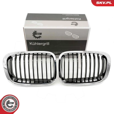 Imagem de ESEN SKV 66SKV064 Grelha de Radiador crómio/negro BMW: 3 Sedan, Touring, Compact