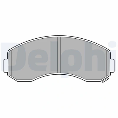 Imagem de DELPHI LP3616 Jogo de pastilhas para travão disco com avisador sonoro desgaste chapa anti ruído sem acessórios PORSCHE: 911 Cabrio