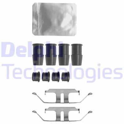 Imagem de DELPHI LX0636 Kit de acessórios, pastilhas travão BMW: 4 Coupe, 3 Touring, 1 Hatchback