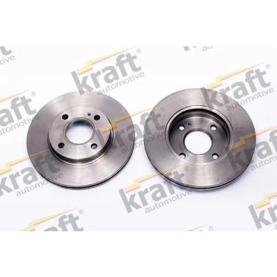 Imagem de KRAFT 6042102 Disco de travão Eixo dianteiro 258 23 interior ventilado FORD: FIESTA 6, 6 Van